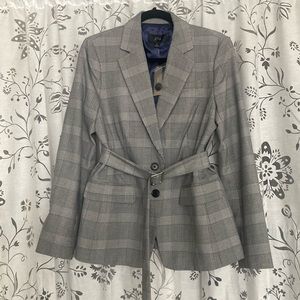 NWT J Crew Plaid Suit Jacket